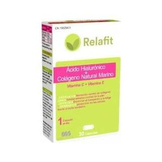 Relafit Colágeno Natural Marino + Ácido Hialurónico 30 Cápsulas
