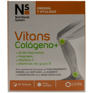 N+S Colageno 30 Sobres Sabor Limon