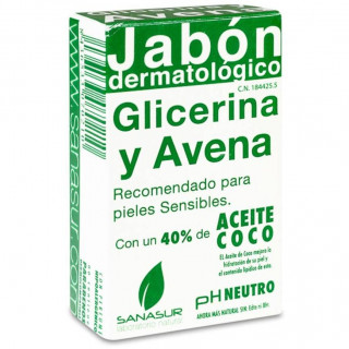 Sanasur Jabon Glicerina Y Avena 100 Gr