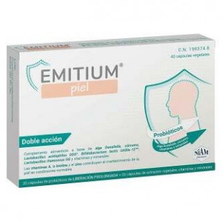 Emitium Piel 20+20 Caps Vegetales