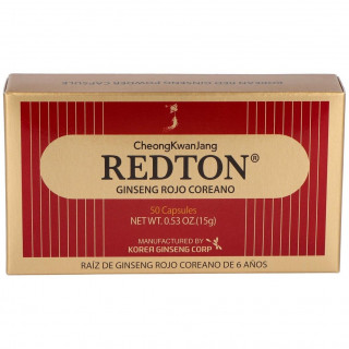 Kromenat Redton Cápsulas De Ginseng Rojo Coreano - Suplemento Dietético