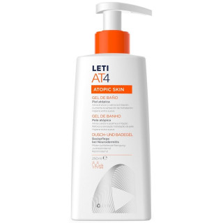 Leti At4 Gel De Baño Piel Atópica, 250 Ml