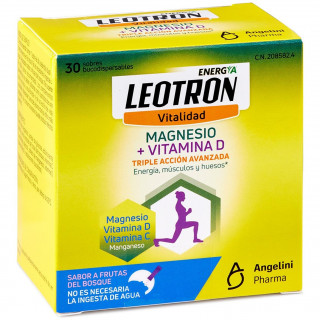 Leotron Magnesio + Vitamina D 30 Sticks