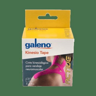 Galeno Kinesio Tape Color Rosa 5Mx5Cm