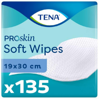 Tena Soft Wipe Toallitas Limpiadoras, 135 Uds
