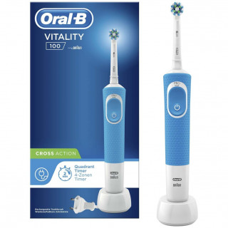 Oral-B Vitality 100 Cross Action Cepillo Eléctrico Azul, 1 Ud
