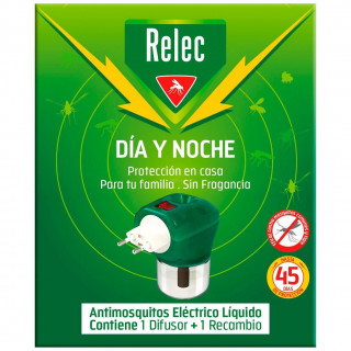Relec Día Y Noche Antimosquitos Difusor Eléctrico + Recambio