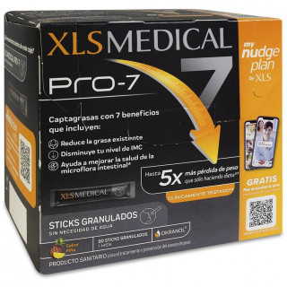 Xls Medical Pro 7 Nudge Sabor Piña, 90 Sobres