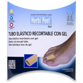 Herbi Feet Tubo Elástico Recortable Con Gel T/S 1Ud