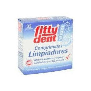 Fittydent Limpiador 32 Tabletas + 4 Grat