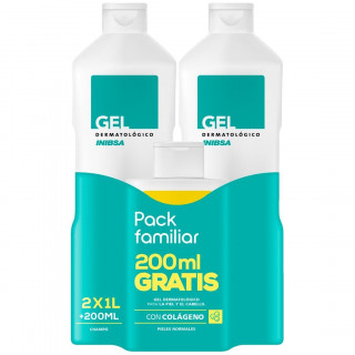Pack Inibsa Gel Dermatológico + Champú Suave, 3 Uds
