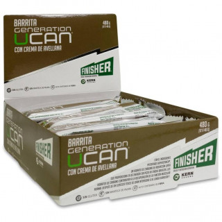 Finisher Bar Ucan Crema Avellana 40 G, 12 Unidades