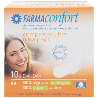 Farmaconfort Compresa Ultra Día Con Alas, 10 Uds