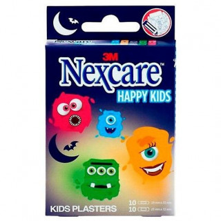 3M Nexcare Active Happy Kids Aposito Adhesivo Monsters 10Uds