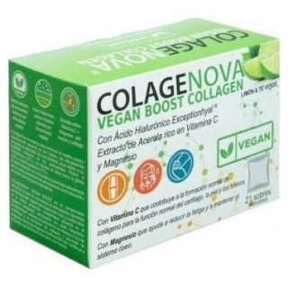 Colagenova Vegan Boost Té Verde Limón 21 Sobres