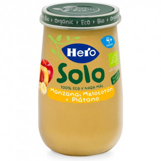 Hero Tarrito Eco Manzana, Melocotón Y Plátano 190G