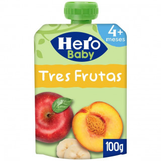 Hero Bolsita Eco De Melocotón, Manzana Y Plátano 100G