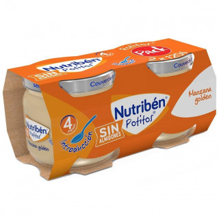 Nutriben Potitos Manzana Golden 2X120G