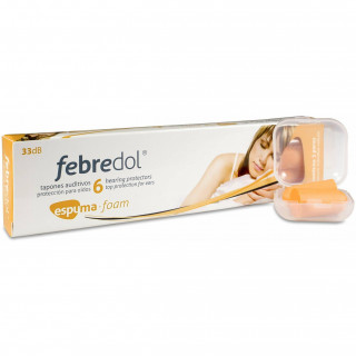 Febredol Tapones Oído Gomaespuma 6Uds