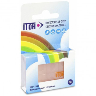 Itoh Tapones Oídos De Silicona Moldeable, 6 Uds
