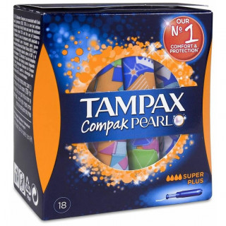 Tampax Pearl Compak Tampones Super Plus 16Uds