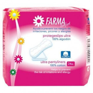 Farmaconfort Protegeslip Ultrafino 100% Algodón 24Uds