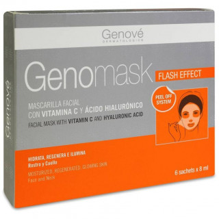 Genomask Mascarilla Facial Con Vitamina C, 6 X 8Ml