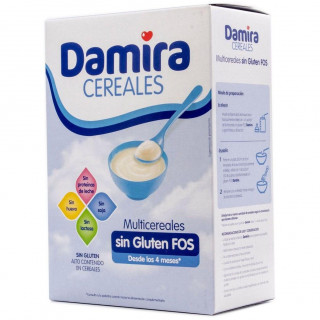 Damira Papilla Multicereales Sin Gluten, 600 G