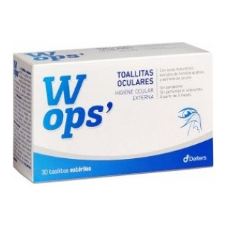 Wops Toallitas Oculares, 30 Unidades