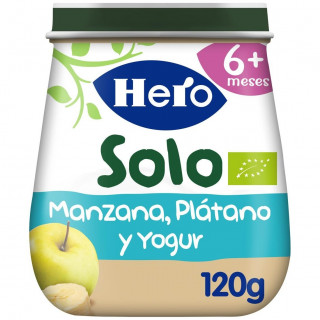 Hero Baby Solo Eco Manzana Platano Y Yogur 120G
