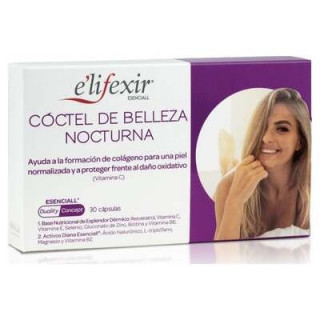 E'Lifexir Cóctel De Belleza Nocturna, 30 Cápsulas