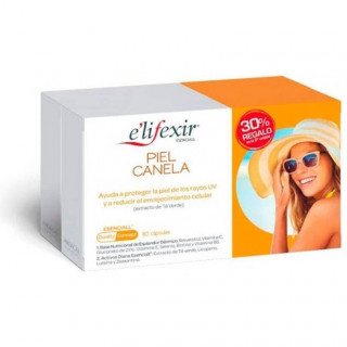 E'Lifexir Piel Canela Pack De 2 Envases X 40 Cápsulas
