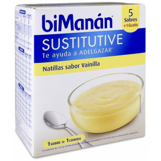 Bimanán® Beslim Natillas Vainilla 6 Sobres