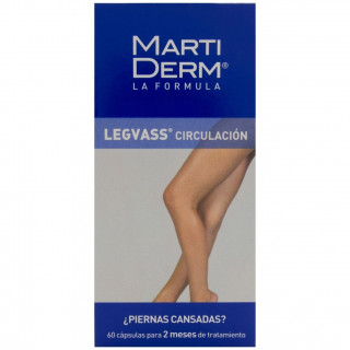 Martiderm Vascular Legvass Drenante Y Tonificante, 60 Cápsulas