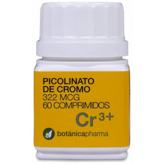 Botánicapharma Picolinato De Cromo 322 Mcg, 60 Comprimidos
