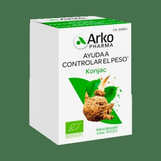 Arkopharma Arkocapsulas Glucomanano, 80 Cápsulas