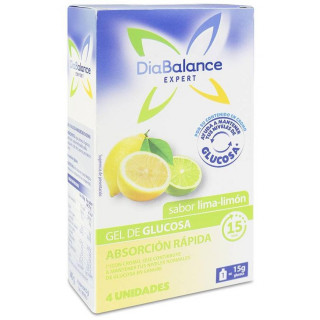 Diabalance Expert Glucosa Absorción Rápida Sabor Limón 4 Sobres