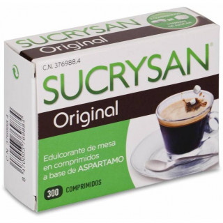 Sucrysan Aspartamo Edulcorante 300 Comprimidos