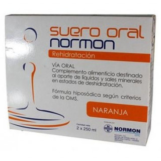 Sueroral Normon Naranja Pack 2 X 250Ml