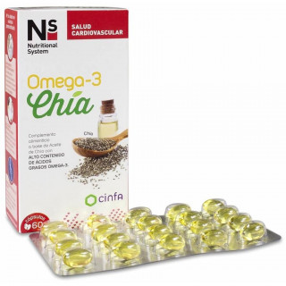 Ns Omega-3 Chía, 60 Cápsulas