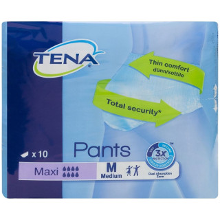 Tena Pants Maxi Talla Mediana, 10 Uds