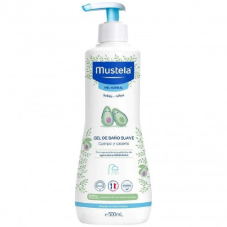 Mustela Gel De Baño Suave Con Aguacate Bio 500Ml
