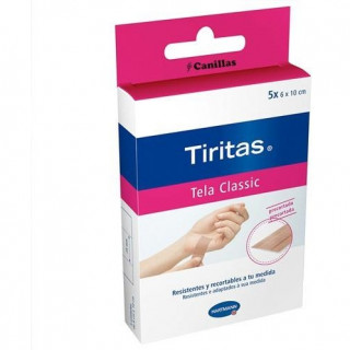 Tiritas Classic Apósito Adhesivo Precortado 6 X 10 Cm, 5 Uds