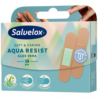 Salvelox Aqua Resist Apósito Adhesivo Aloe Vera 16Uds