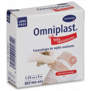 Hartmann Omniplast Esparadrapo Tejido Resistente, 1,25 Cm X 5 M, 1 Ud