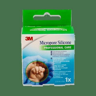 3M Esparadrapo Hipoaler Silicona 2,5X5Cm