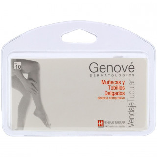 Genocure Vendaje Tubular Compresivo Muñecas Y Tobillos Delgados Ref.10, 1 Ud