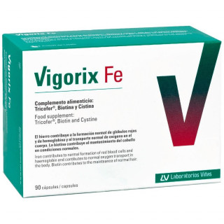 Laboratorios Viñas Vigorix Fe Con Hierro Y Biotina 60 Cápsulas