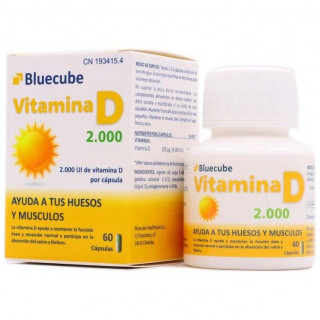 Bluecube Vitamina D 2000 Bluecube 60 Capsulas