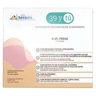 39 Y Tú Pro Intestino Sabor Fresa 15 Sticks
